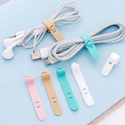 China Promotional Gifts Single Color USB Earphone Single Data Line Storage Cable Winder for sale