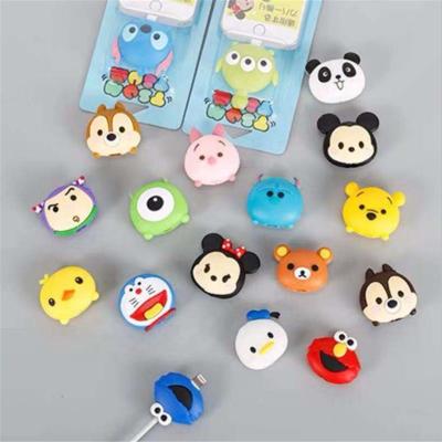 China Cute Cable Bite Protector 33 Patterns Animal Bite Earphone Charging USB Data Cartoon Cable Protector for sale