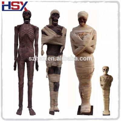 China Wholesale Life Size Realistic And Vivid Polyfoam Mummy Halloween Party Decoration for sale