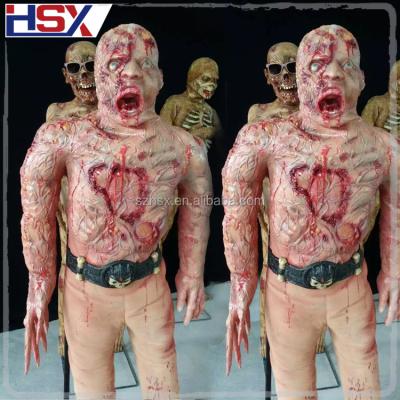 China Newcomer Halloween Horror Realistic Zombie Latex Scary Props Realistic and Horror Scary Props for sale