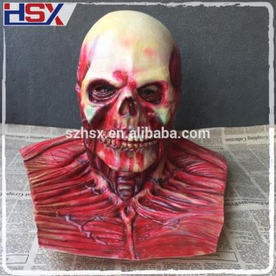 China Horror and Parasite Vivid Hot Zombie Horror Mask Latex Halloween Scary Sale Mask for sale