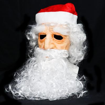 China Christmas Santa Claus Mask Full Face Covered Party and Costume Masks Christmas Novelty Decoration Supplies for sale