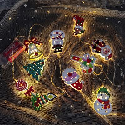 China Light Ornament Santa Claus Christmas Tree Snowman Light Plastic Garland Glow In Xmas Christmas Decoration LED Light 165cm Dark Christmas December for sale