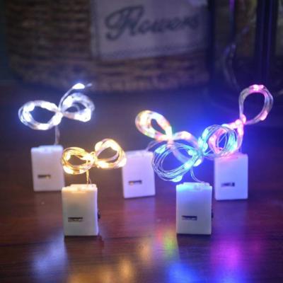 China Copper Wire String Lights LED Copper Wire String Light 3 Functions Mode 1.5V Flashing Battery Box 2022 Led Decorative Periodic Lights Holiday Lighting for sale