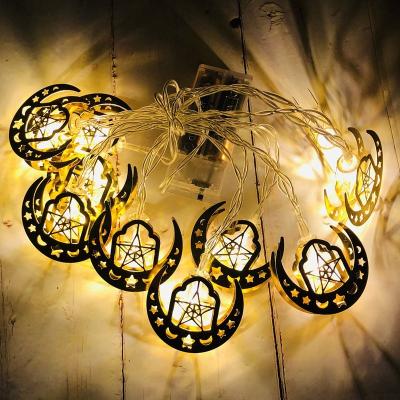 China Ramadan Decoration Lights Moon Star Ramadan Decorations Led String Lights Muslim Eid al-Fitr Decor Event Party Supplies Eid Mubarak Decor For Home Islam for sale