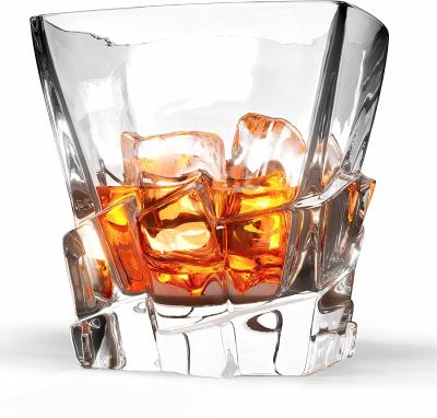 China Modern Wholesale Whiskey 300ml Lead Free Crystal Glass Cup Wine Glass Water Cup Drinking Mug For Bar Home Restaurant for sale