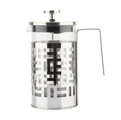 China 350ml 600ml 800ml 1000ml Viable French Press Coffee Maker Coffee Pot Glass French Tea Maker for sale