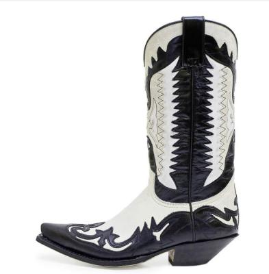 China Xinzirain Boots Fashion Trend Western Boots Support Logo Customize Wide Shaft Big Size Embroidery Western Western Cowboy Tall Pattern for sale