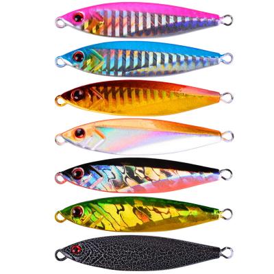 China bait 5cm/14g bait fishing lure lead fish spinnerbait spoon metal minnow blade plopper PESCA ice fishing LM0411 for sale