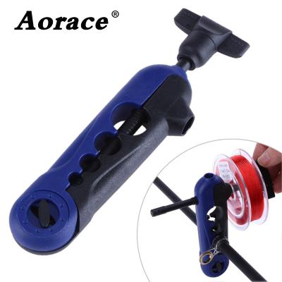 China Good For Fishing Accessories Plastic Adjustable Fishing Line Portable Universal Winder Clips All Sizes Line Packing Rod Bobbin Reel Winder Board Spool for sale