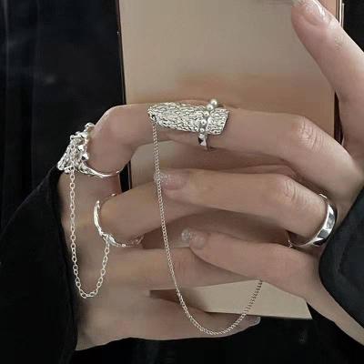 China CLASSIC Elegant Sparkle Slave Chain Link Finger Ring Fine Jewelry Birthday Gifts for Women Girls Bracelet for sale