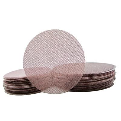 China Hot Sale Dust Free 150mm Mesh Sanding Disc / Mesh Screen Disc Abrasive For Automotive for sale