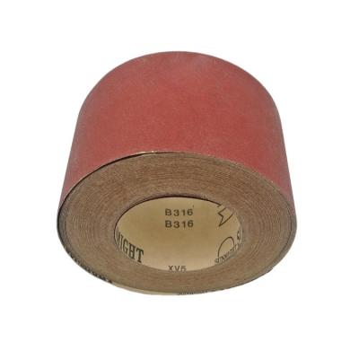 China 5 Pack SATC Sandpaper Emery Polishing Aluminum Oxide Cloth Paper Roll Sandpaper Roll Nonwoven Abrasive Roll for sale