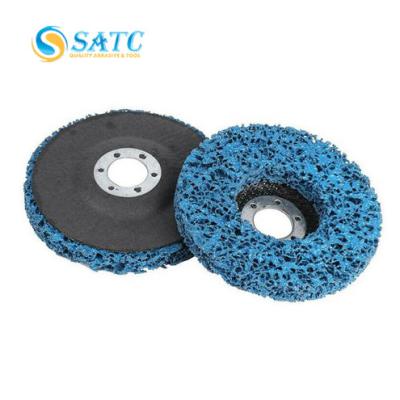 China SATC 4inch Coarse Clean Work Paint Band Disc Wheel Band Clean Discs Abrasive Tools for Grinding and Polishing for sale