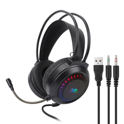 China 3D Headband Gaming Headset Headphones Surround - Noise USB Wired Noise Canceling Gaming Microphone Earbuds Gaming Headset for sale