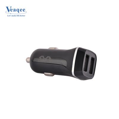 China Mobile Phone/Tablet/Camera/PDA/MP3 Miccell 2 Left Dual USB Mobile Phone 2.4A Car Charger for sale