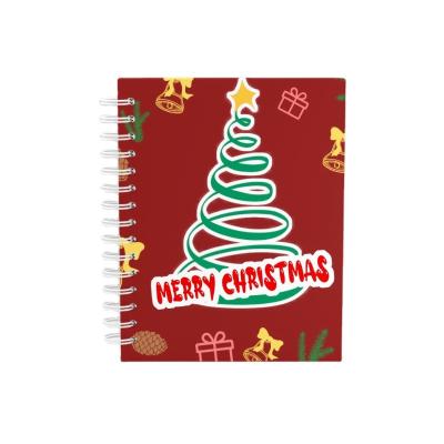 China Creative Inspirational Spiral Compulsory Christmas Craft A5 School Journals Stationery Gift Spiral Notebook for sale