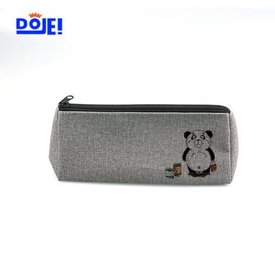 China School Print Cartoon Cloth Kids Boys Soft Wholesale Zipper Pencil Case for sale