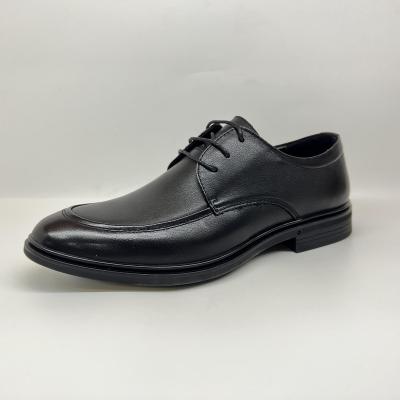 China Black Waterproof Leather Dressing Oxfords For Men's Shoes Men's Elegant And Formal Business Oxfords for sale