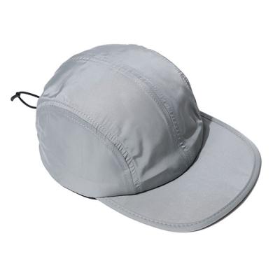 China Men's And Women's Casual Outdoor Camping Sports Drawstring Hat Solid Color Sun Protection Sun Hat for sale