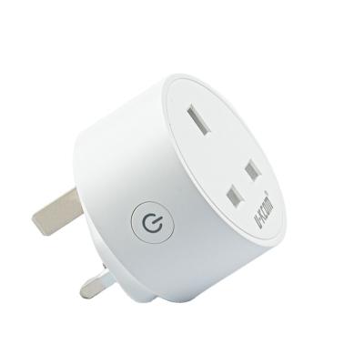 China New Product Residential/Multipurpose Wifi UK Smart Plug With Non-melting Wall Outlet Amazon Alexa Google Plug Socket for sale