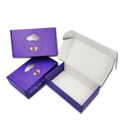 China Hot Sale Factory Price Butterfly Prime Branded Packing Kraft Paper Gift Corrugated Paper Shipping Box for sale