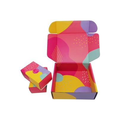 China Custom e commerce fold paper mailing box with your own logo shipping shoe boxes packaging for sale