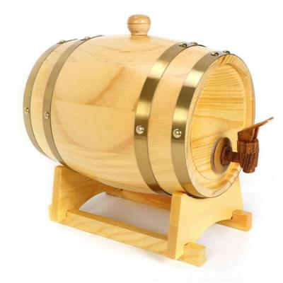 China Nature sale factory supply attractive price oak wooden wine barrels wholesale small wine barrels for sale