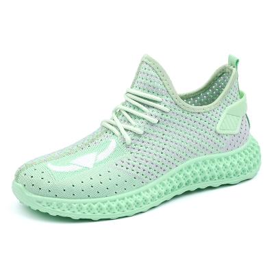 China 2021 Fashion Trend Color Mesh Fashion Soft Sole Women's Shoes for sale