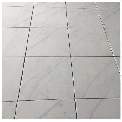 China Indoor Oriental White Statuary White Marble Floor And Wall Tiles 24x24 for sale