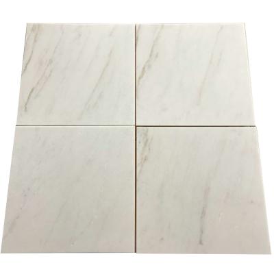 China Glorious White Natural White Marble 24x24inch/610x610x10mm Polished Tile for sale