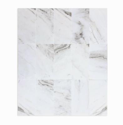 China Most Popular Glorious White Marble Flooring 12x24