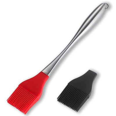 China Sustainable Basting Pastry Toasting Sauce Brush For Cooking Silicone Oil Brush for sale