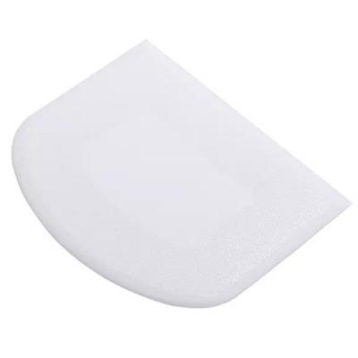 China Plastic Baker Accessories Sustainable Dough Cutter Silicone Semicircle Semicircle Scraper Bread Home Flour Dough for sale