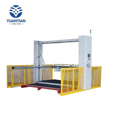 China Yuantian Mattress Stacker Factory Automatic Fabric Panel Stacking Machine Textile Finishing Conveyor Included for sale