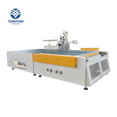 China Furniture Making Automatically Flipping Mattress Strip Edge Machine Conveyor Type / Mattress Making Machine 300U Seam Head Optional for sale