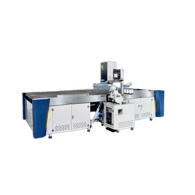 China HIGH-SPEED Automatic Flanging/Fabric Sewing Machine With Hauling Worktable for sale