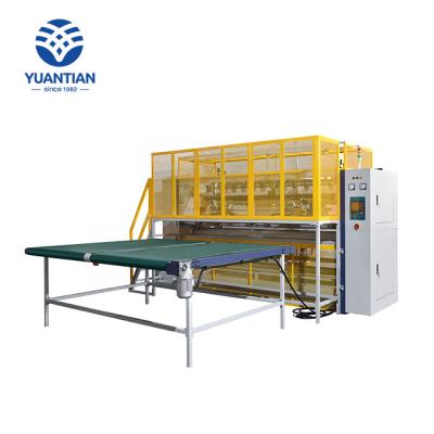 China Factory Yuantian Fabric Panel Cutting Machine for Mattress, PLC Program, Touch Screen Operation, Automatic, Size Configurable for sale