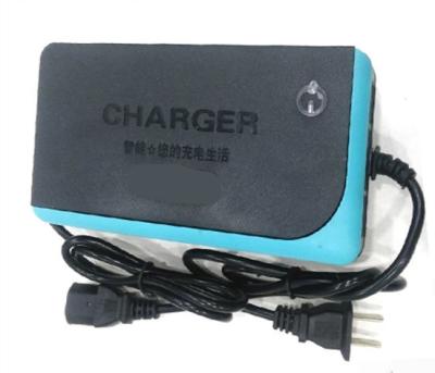 China 48V 40ah Lead-Acid Battery Charger for Electric Scooter Motorcycle Battery PC Fireproof Material Fast Charger for sale