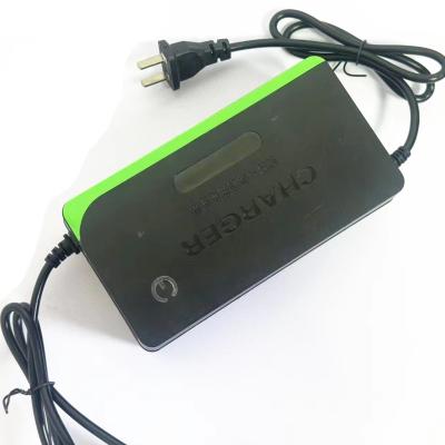 China Private Mold 60V3A Smart Portable Lithium Battery Charger for UK AU EU UK Plug and Vehicle Charger for sale