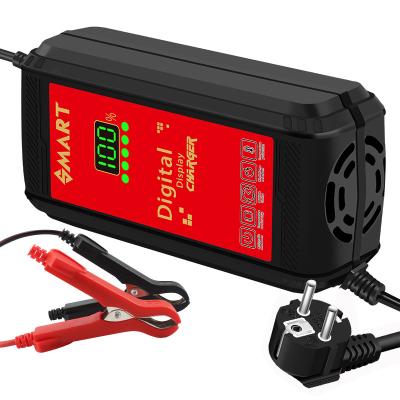 China FCP Function PC Fireproof Material 12V 6A Lead Acid Battery Charger for Motorcycle E-Bike Function FCP for sale