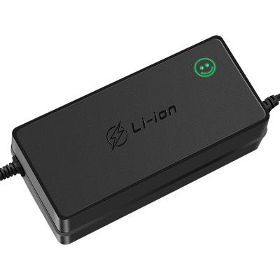 China Li-ion Battery Charger for 48v5A Black ABS Smart Electric Scooter Bicycles Charger 14s 16s balance charger lifepo4 for sale