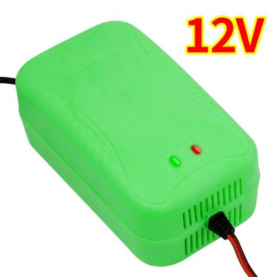 China 12V 6A Mini Portable Lead Acid Car Battery Charger with 15W/10W/7.5W/5W Automatic Identification and OTP Protection for sale