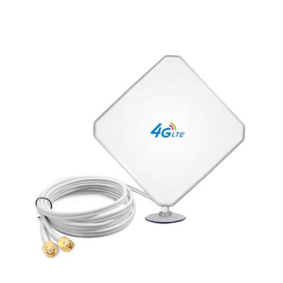 China Wholesale Signal Well 4g Lte High Gain Flat Panel Satellite External Antenna With Free Sample 145*145*21mm for sale