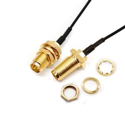 China Ipex Adapter Factory Best Crimp Antena Wifi Sma Female Line Jack Antenna Straight Rf Connector 1.13 Micro Coaxial Line KX-KL03 for sale