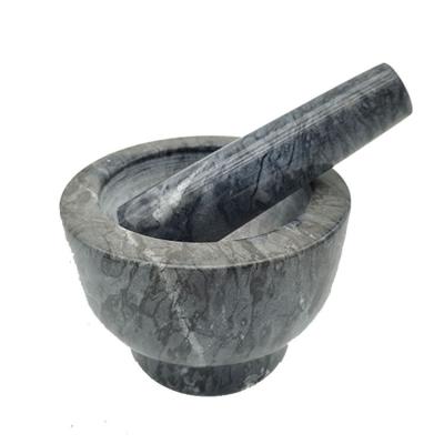 China Household Viable Home Accessories Kitchenware Garlic Marble Mortar and Pestle for sale