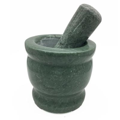 China Kitchen Tool Resin Marble Stone Mortar And Pestle Set Grinder Stocked Bowl For Guacamole Herb Spice Grinder for sale