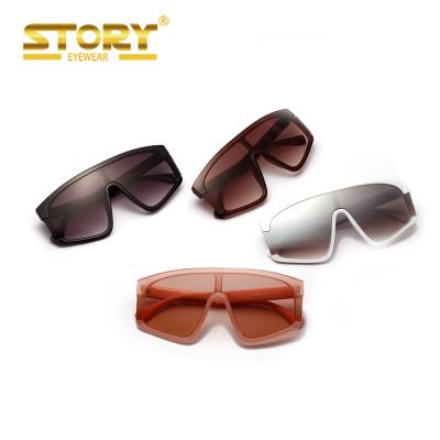 China Big Box HISTORY XG192088 Sunglasses Fashion Sun Glasses Beach Sunshade Street Female Sun Glasses One Piece For Man for sale