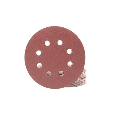 China For Wood/Metal/Paint/Automotive Good Quality 5inch 8 Hole Grinder Disc Sanding Polishing Grinding And Polishing Sanding Paper For Polishing Metal And Wood for sale