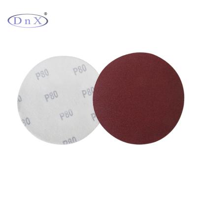 China For Wood/Metal/Paint/Automotive Grinding and Polishing Factory Price 4.5 Inch Garnet Sandpaper Sandpaper Sanding Disc for Polishing for sale